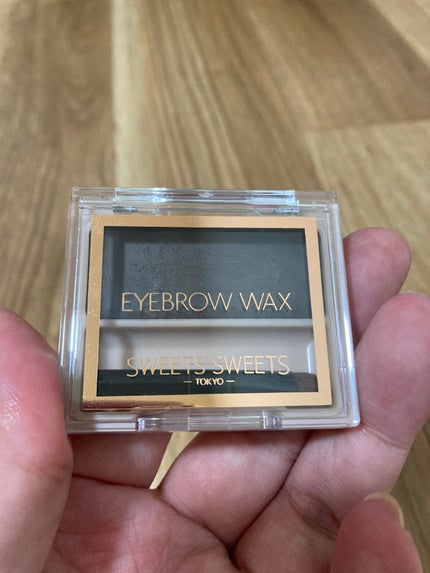 アイブロウワックス 01 アッシュブラウン/スウィーツ スウィーツ/その他アイブロウを使ったクチコミ(3枚目)