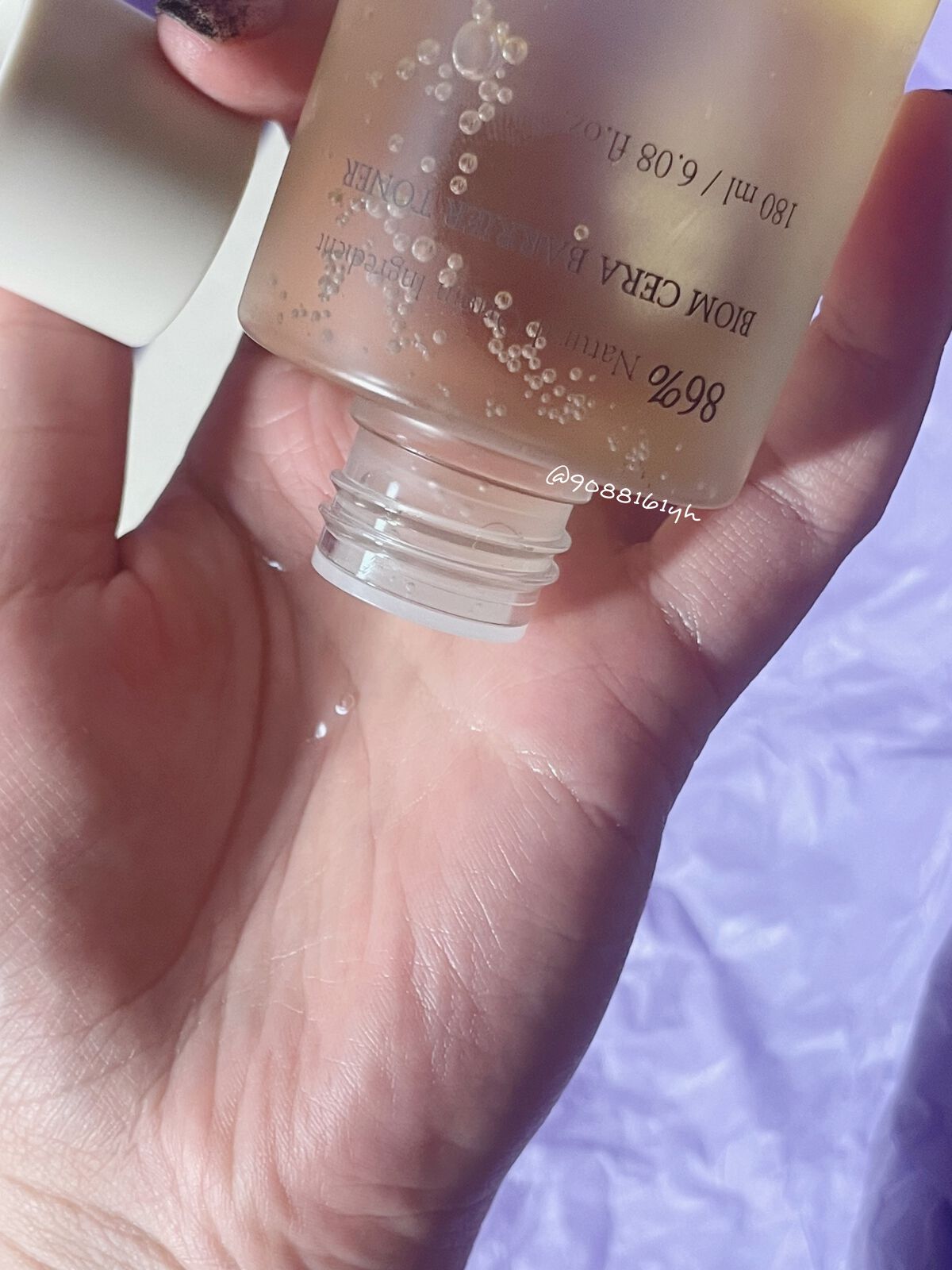 バイオム セラ バリア トナー/earfit/化粧水を使ったクチコミ(2枚目)