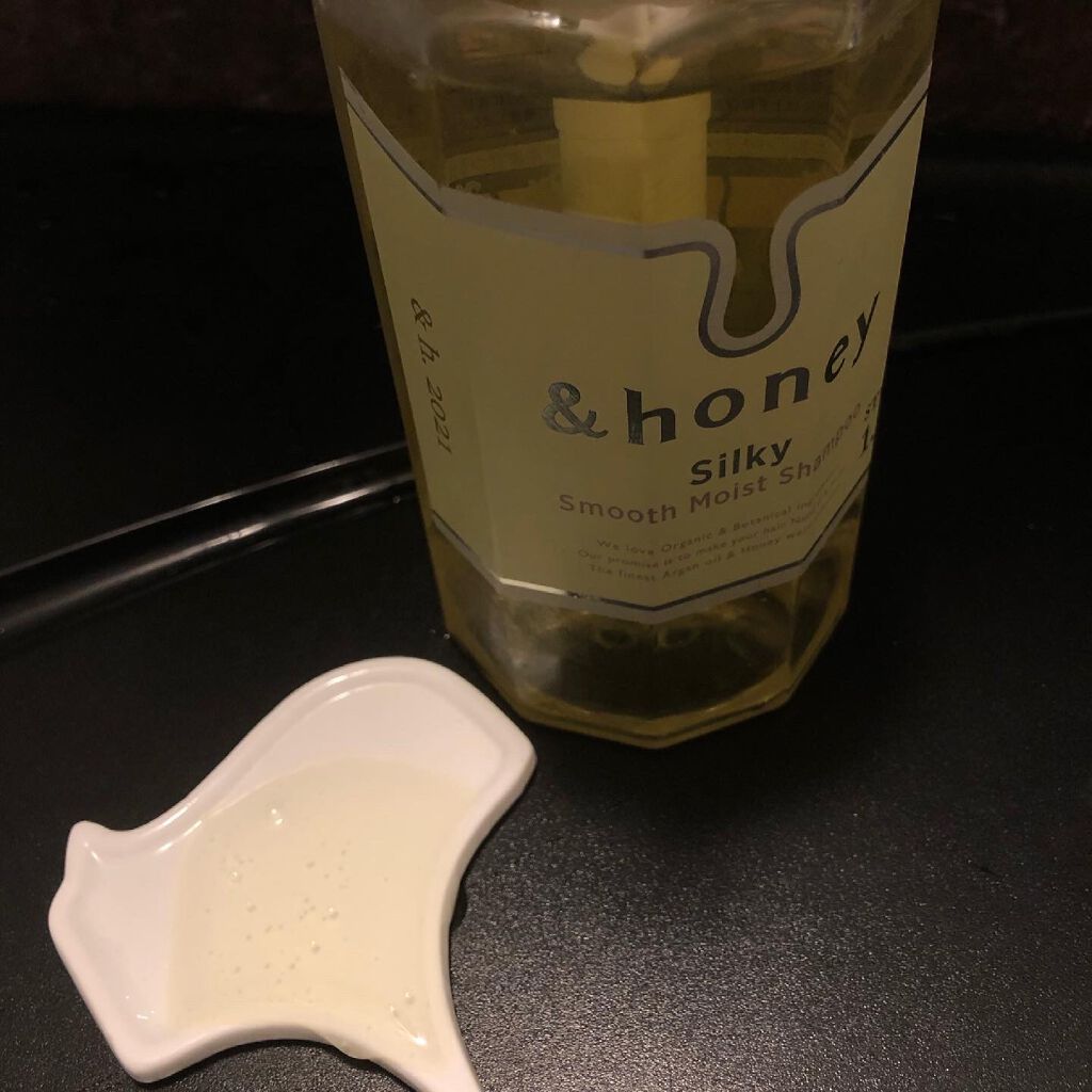 シルキー　スムースモイスチャー　シャンプー　1.0/ヘアトリートメント　2.0/&honey/市販シャンプーを使ったクチコミ（2枚目）