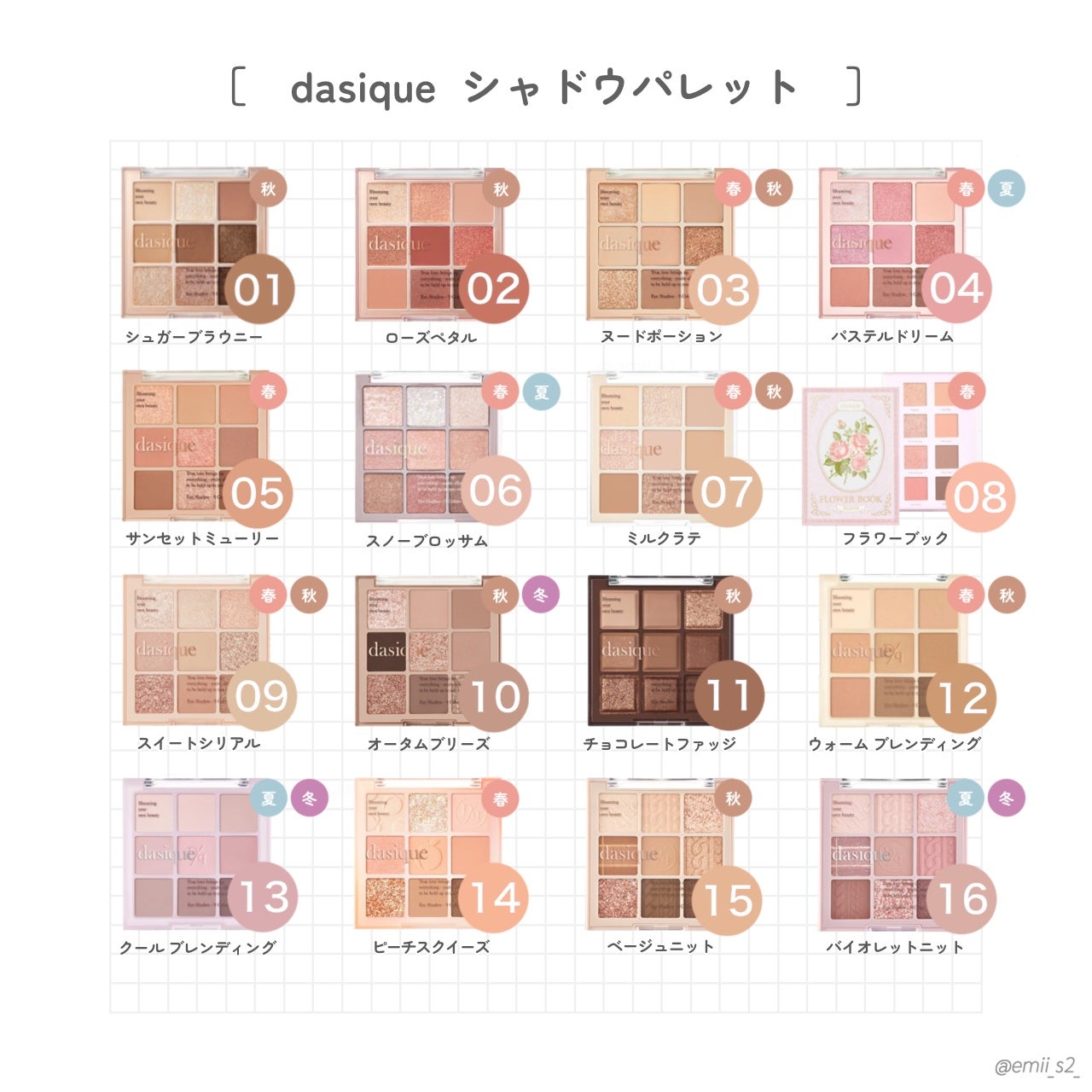 シャドウパレット/dasique/アイシャドウパレットを使ったクチコミ(2枚目)