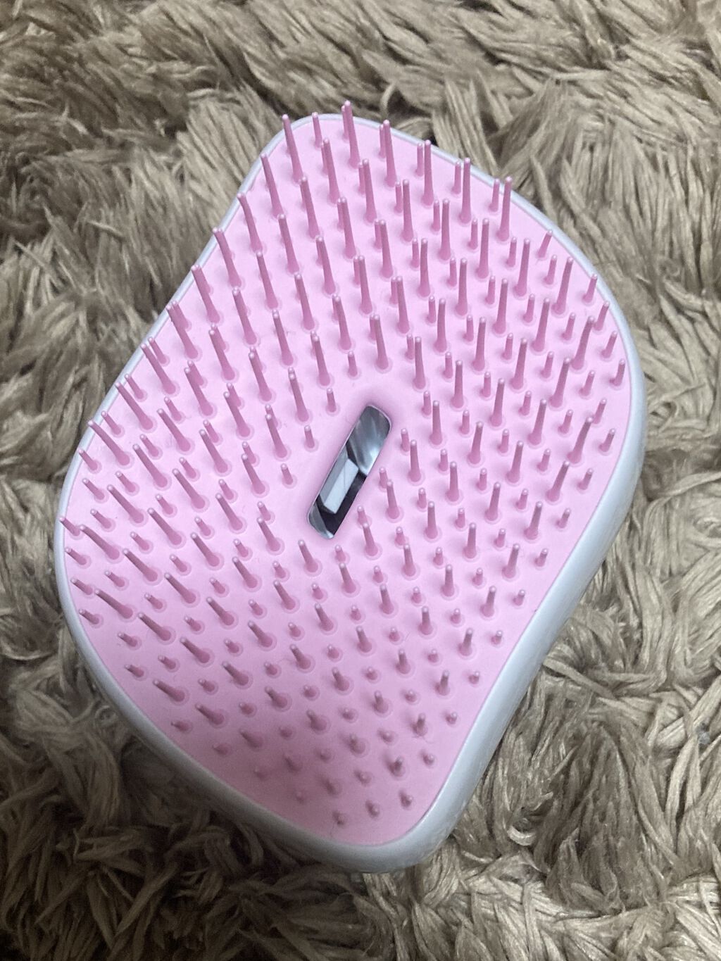 コンパクトスタイラー ジェムロックピンク/TANGLE TEEZER/ヘアブラシを使ったクチコミ（2枚目）