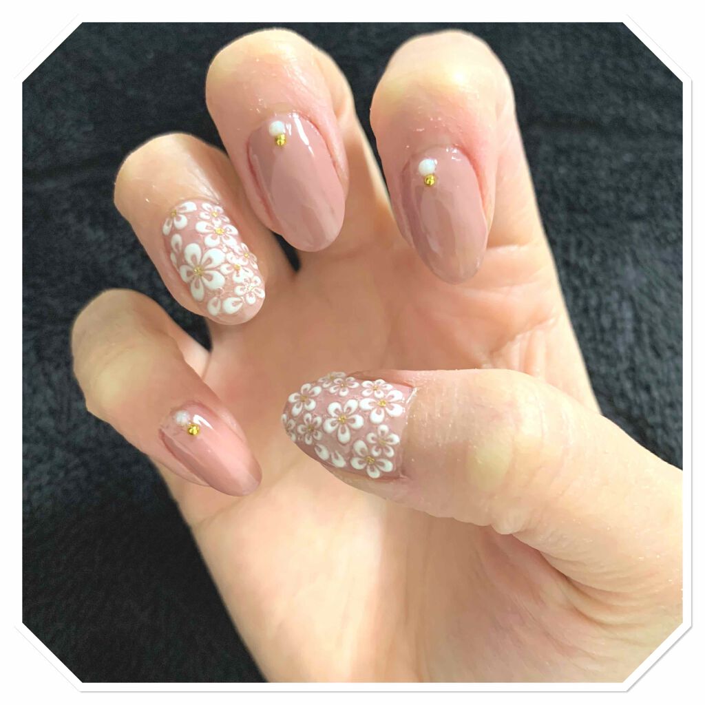 ネイルシール/DAISO/ネイルシールを使ったクチコミ（1枚目）