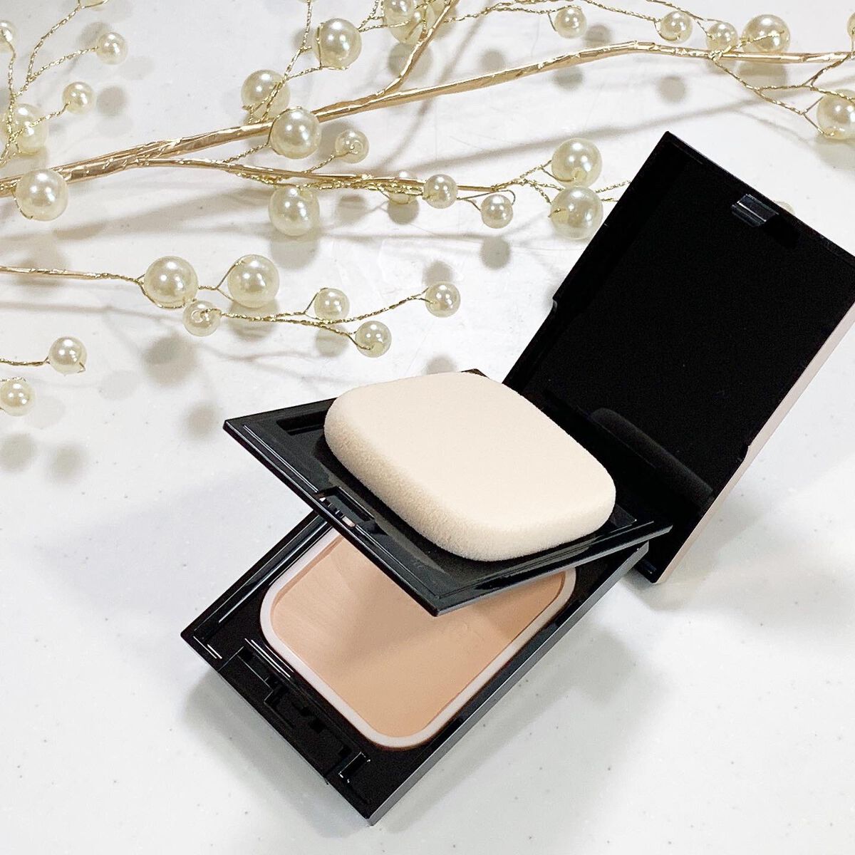 ドラマティックパウダリー EX ベビーピンクオークル00/マキアージュ/パウダーファンデーションを使ったクチコミ（3枚目）