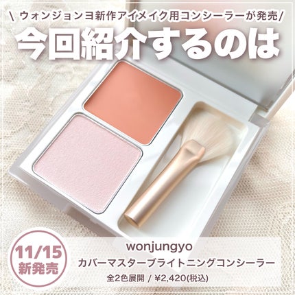 ウォンジョンヨ カバーマスター ブライトニングコンシーラー/Wonjungyo/パレットコンシーラーを使ったクチコミ(2枚目)