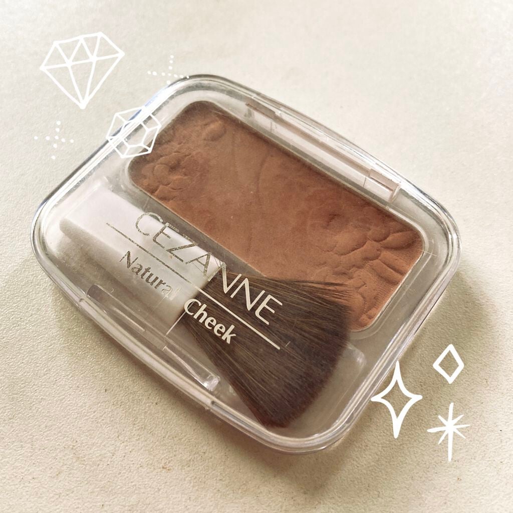 ナチュラル チークN/CEZANNE/パウダーチークを使ったクチコミ(1枚目)