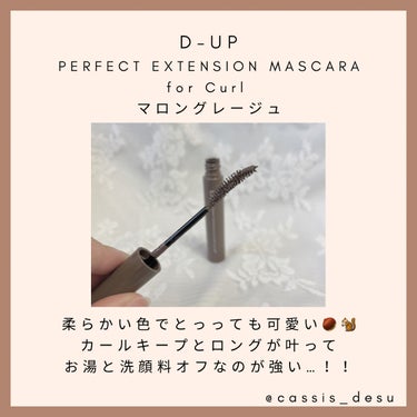 パーフェクトエクステンション マスカラ for カール/D-UP/マスカラを使ったクチコミ（2枚目）