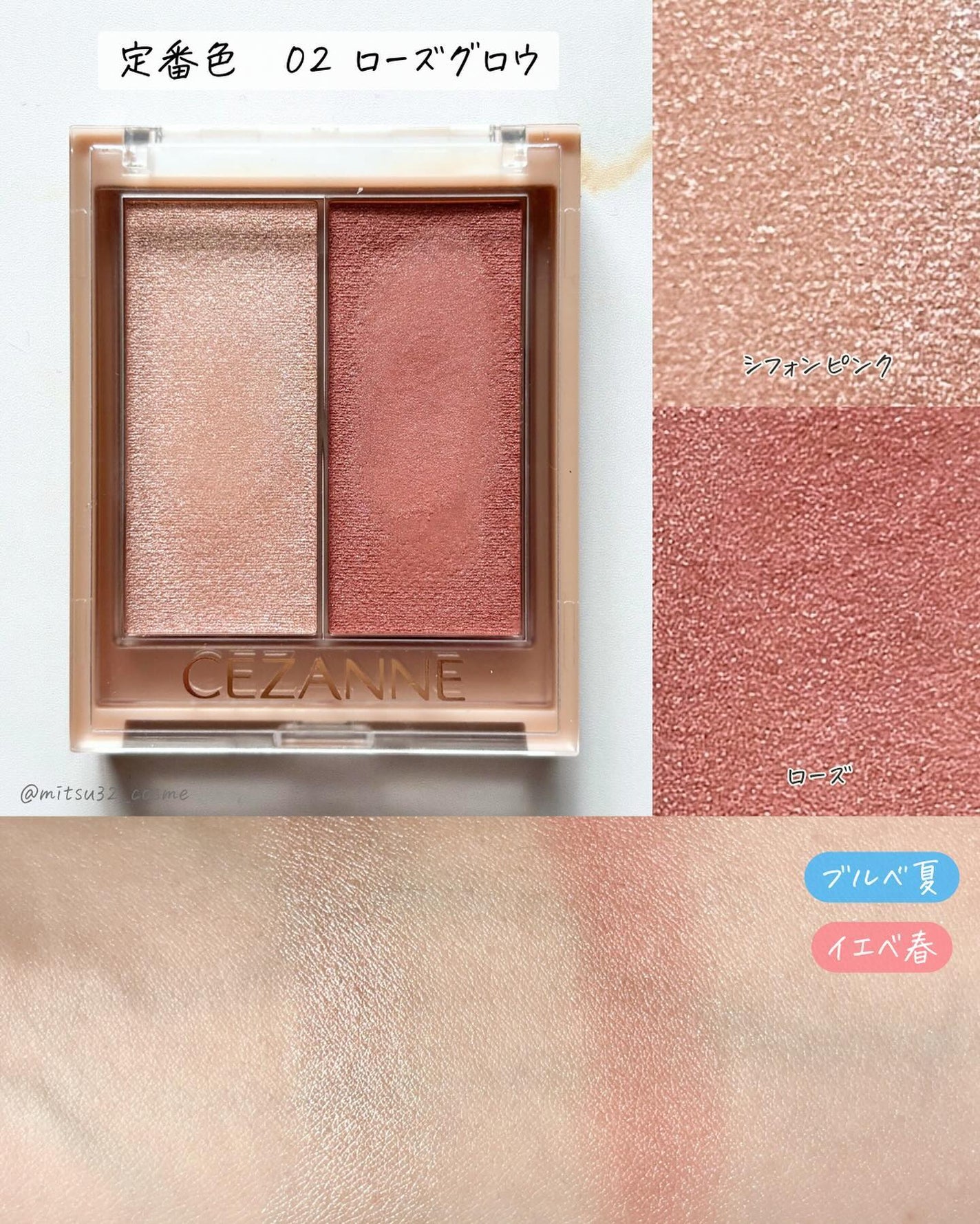 フェイスグロウカラー/CEZANNE/クリームハイライトを使ったクチコミ(6枚目)