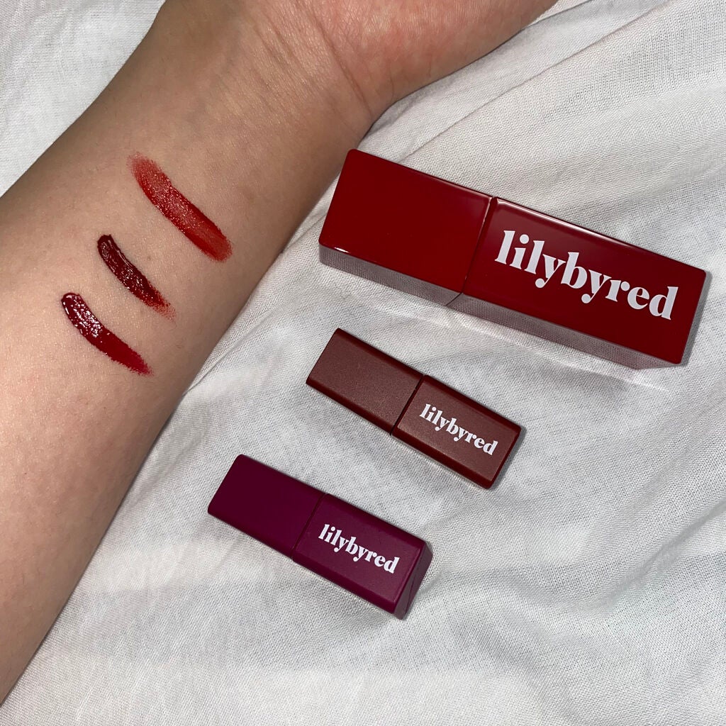 ブラッディライアー コーティングティント/lilybyred/リップティントを使ったクチコミ(2枚目)