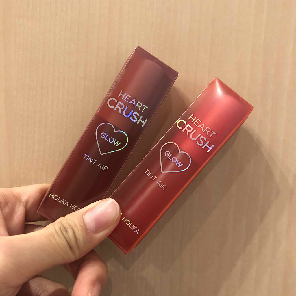 ホリカホリカ ハートクラッシュグローティントエアー/HOLIKA HOLIKA/リップティントを使ったクチコミ（1枚目）