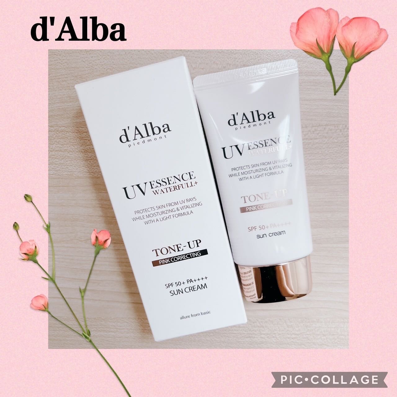 ウォータフルトーンアップサンクリーム/ダルバ/日焼け止めクリームを使ったクチコミ（1枚目）