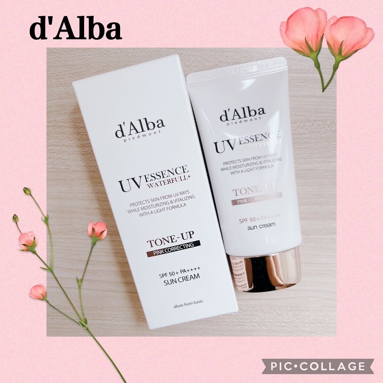 ウォータフルトーンアップサンクリーム/ダルバ/日焼け止めクリームを使ったクチコミ(1枚目)