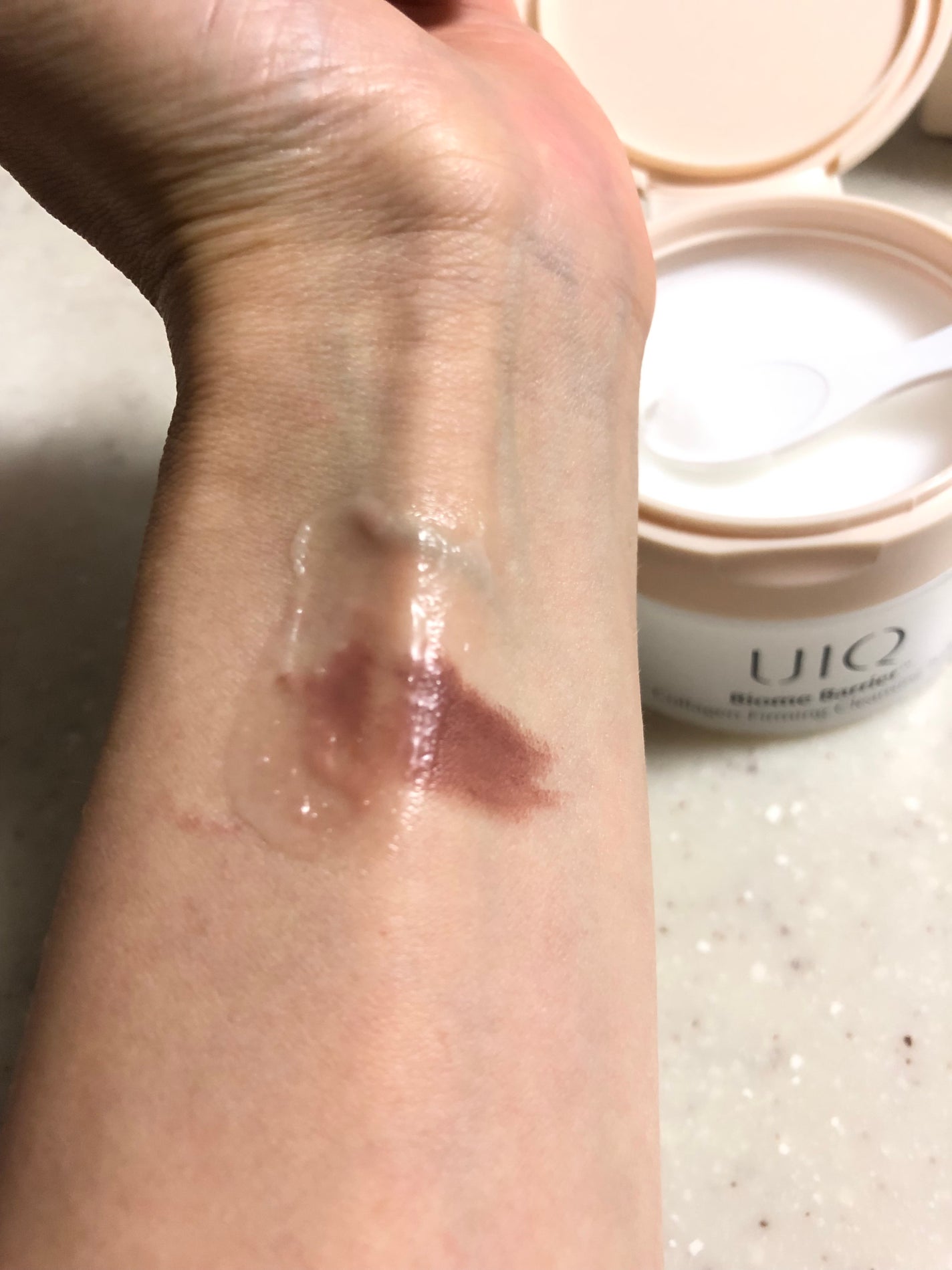 バイオームバリアコラーゲンファーミングクレンジングバーム/UIQ/クレンジングバームを使ったクチコミ(5枚目)