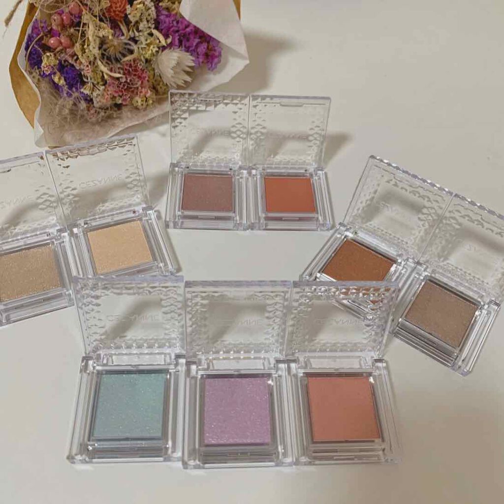 シングルカラーアイシャドウ/CEZANNE/単色アイシャドウを使ったクチコミ（1枚目）