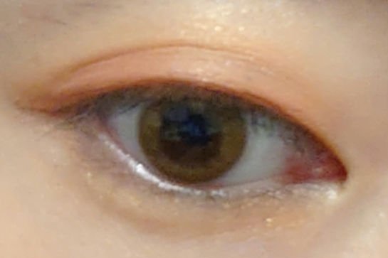 ナチュラルアイカラー シャインオレンジ/ルアモ/単色アイシャドウを使ったクチコミ（3枚目）