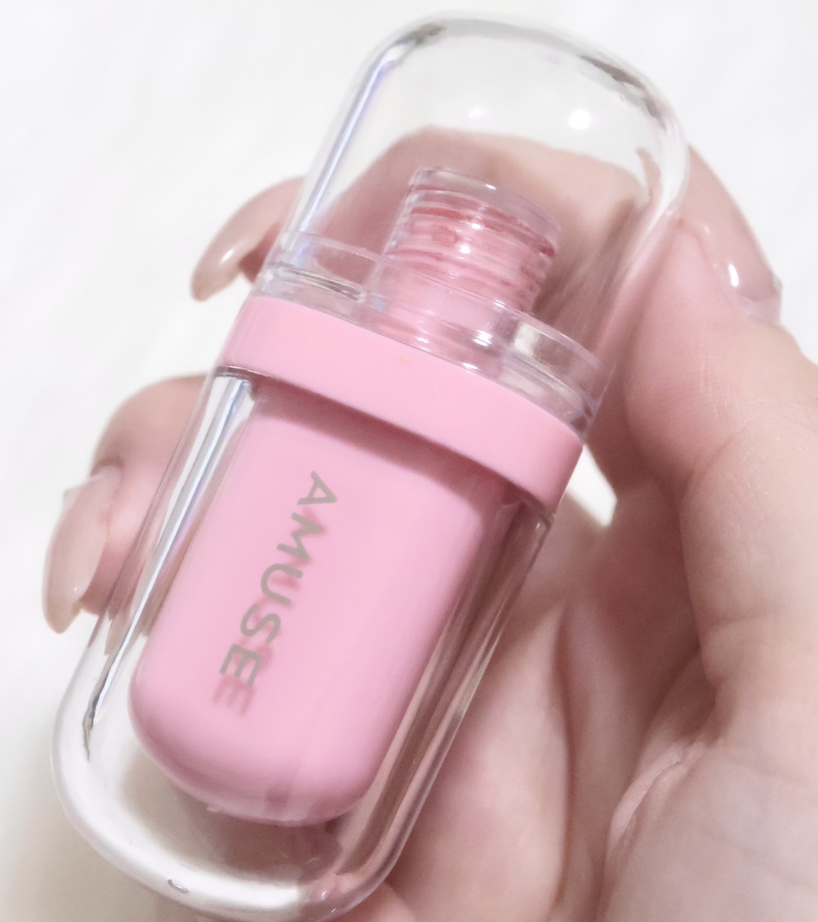 ジェルフィットティント/AMUSE/リップティントを使ったクチコミ（2枚目）