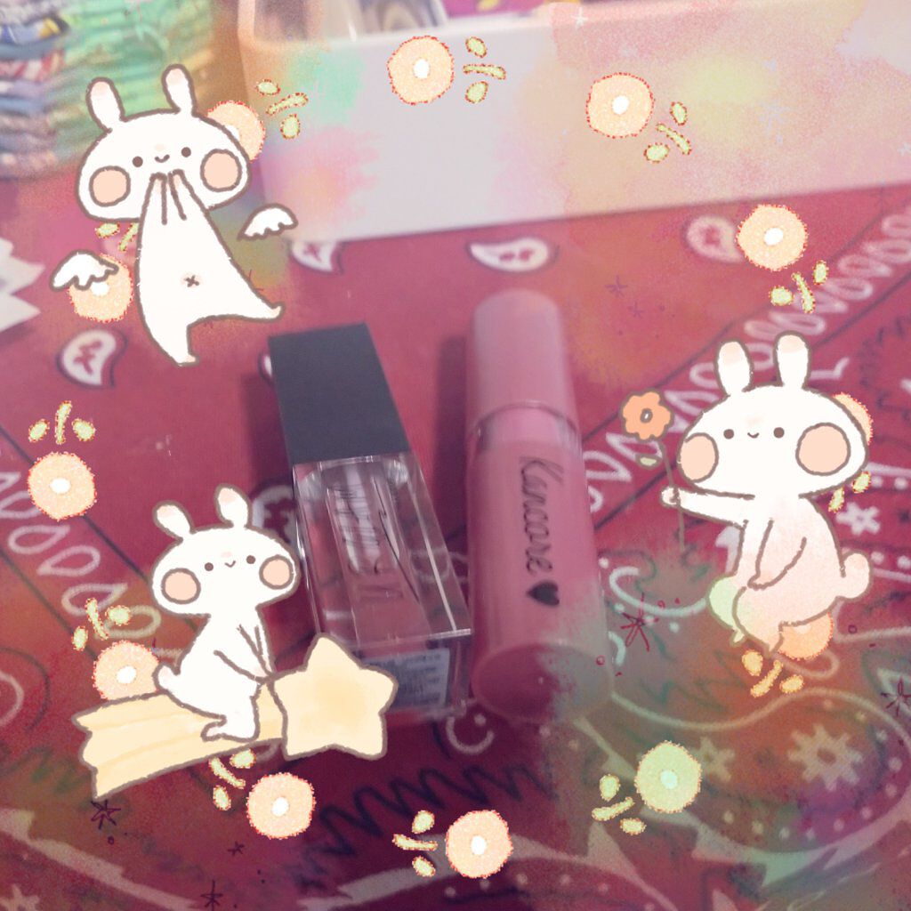 カンコレ マットリップスティック/DAISO/口紅を使ったクチコミ（1枚目）