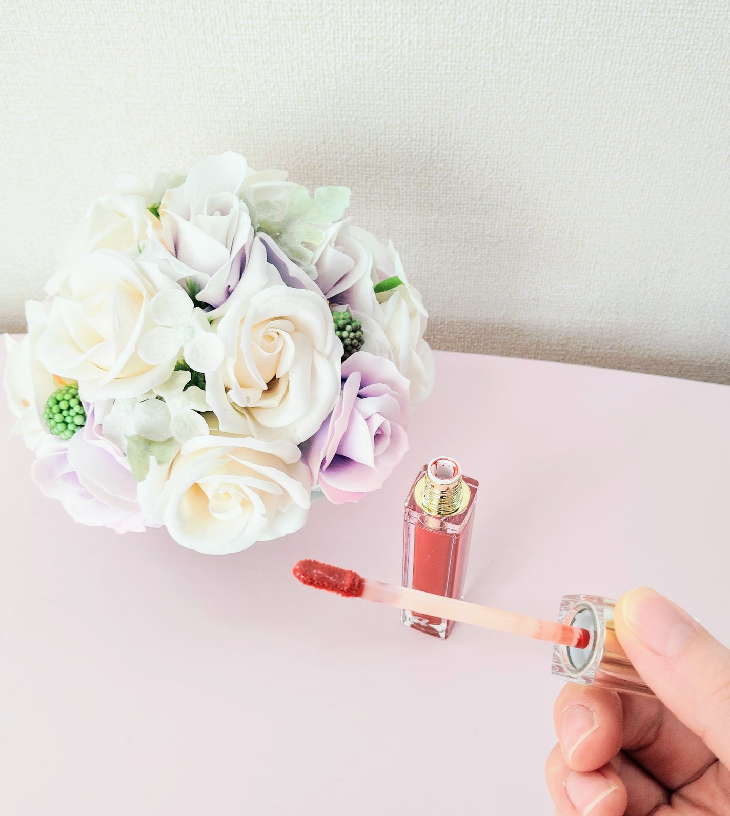 アクア アルファ ティントグロス/ラシーヌラボ/リップグロスを使ったクチコミ(3枚目)