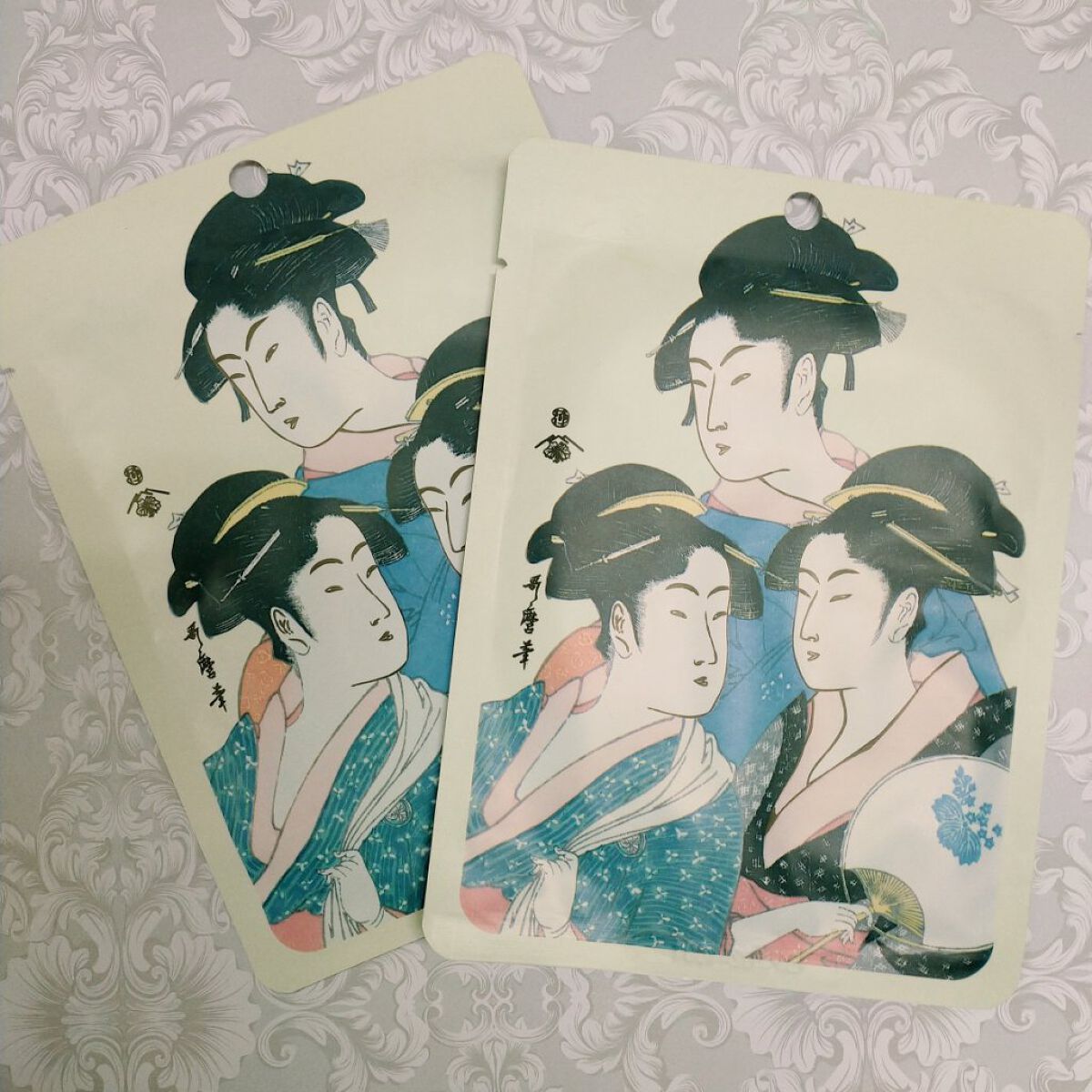 浮世絵シートマスク ビタミン/MITOMO/シートマスク・パックを使ったクチコミ（1枚目）