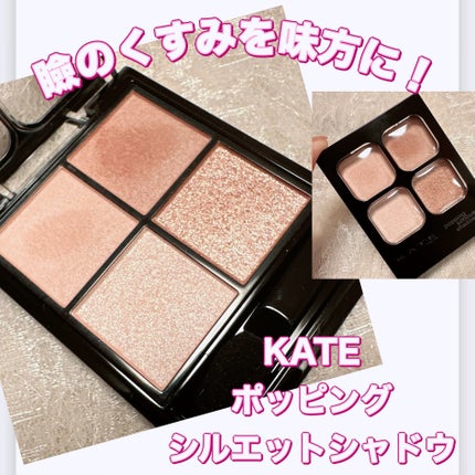ケイト ポッピングシルエットシャドウ/KATE/アイシャドウパレットを使ったクチコミ(1枚目)