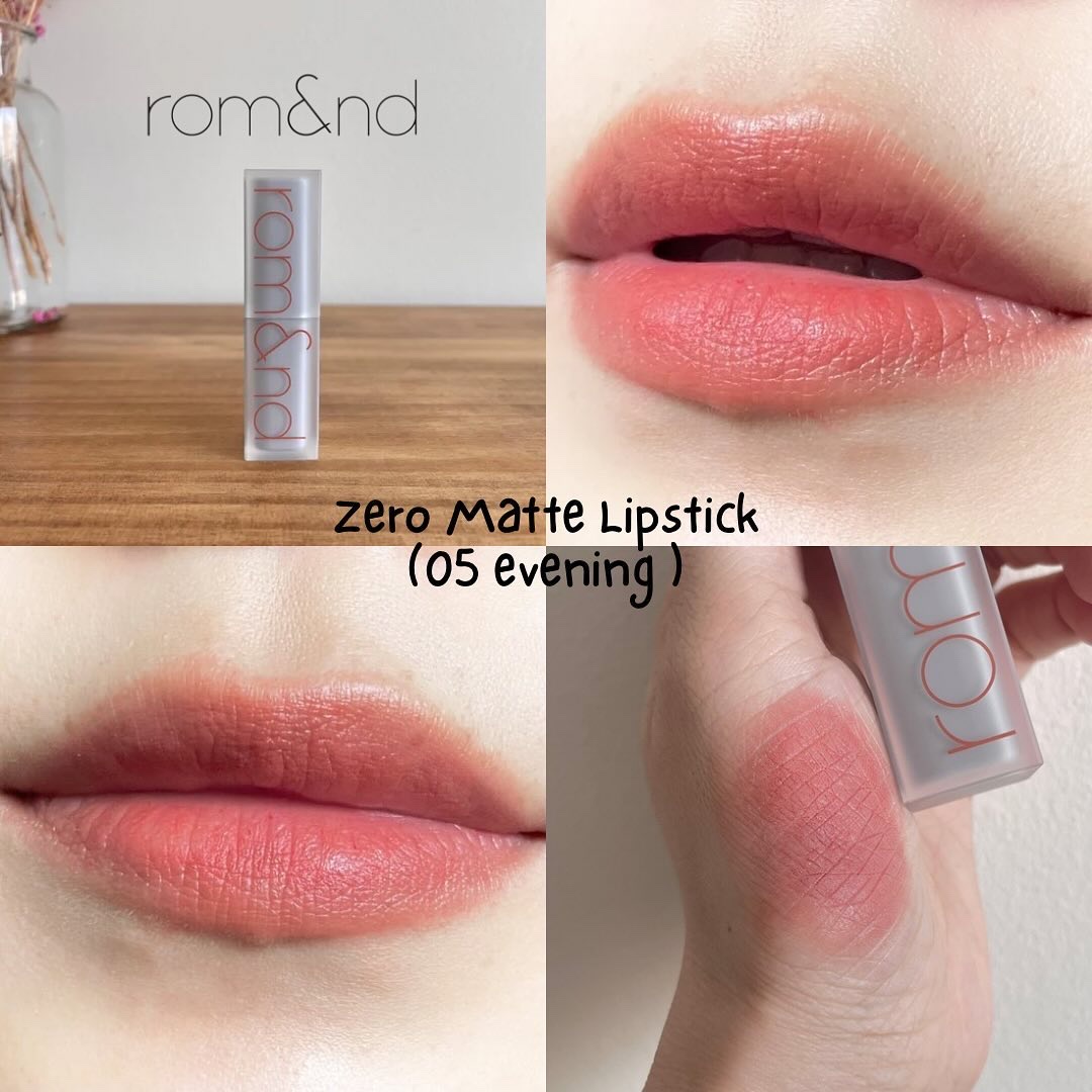 ゼロマットリップスティック/rom&nd/口紅を使ったクチコミ（1枚目）