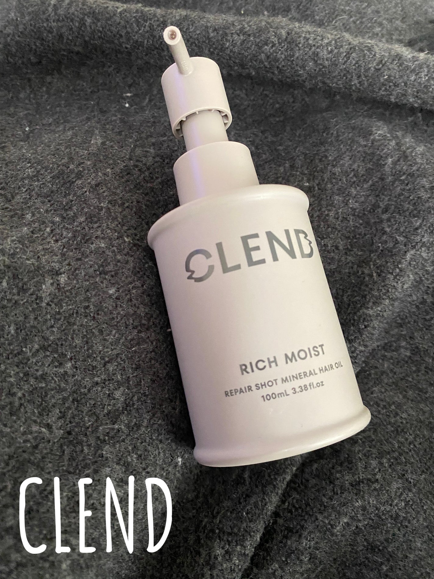 クレンド リッチモイスト リペアショット ミネラル ヘアオイル/CLEND/ヘアオイルを使ったクチコミ(1枚目)