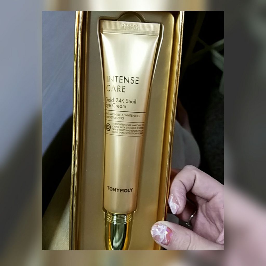 インテンスケア ゴールド 24K スネール アイクリーム/TONYMOLY/アイケア・アイクリームを使ったクチコミ(2枚目)