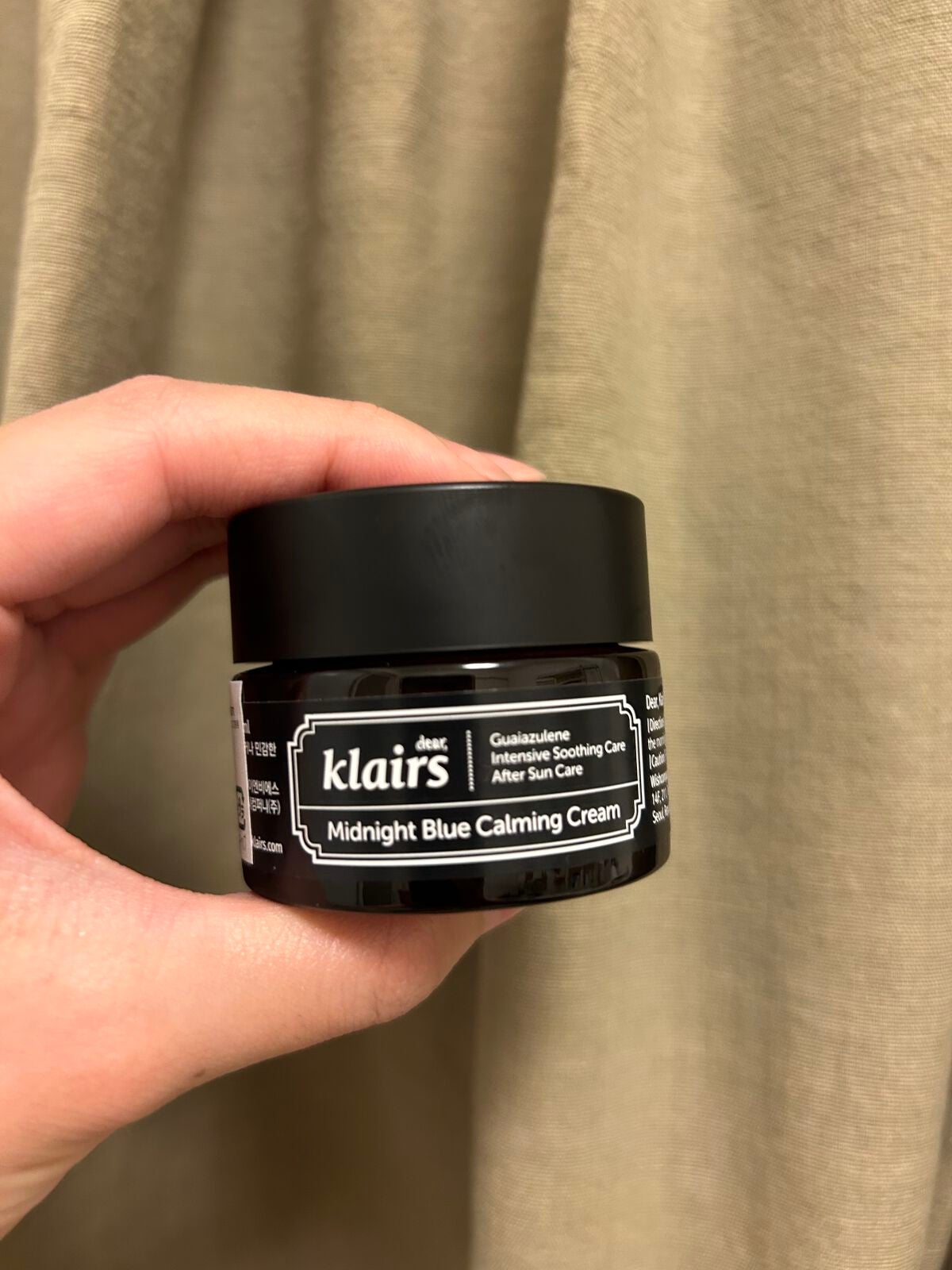 ミッドナイトブルーカーミングクリーム/Klairs/フェイスクリームを使ったクチコミ(1枚目)