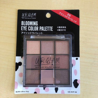 UR GLAM　BLOOMING EYE COLOR PALETTE/U R GLAM/パウダーアイシャドウを使ったクチコミ（1枚目）