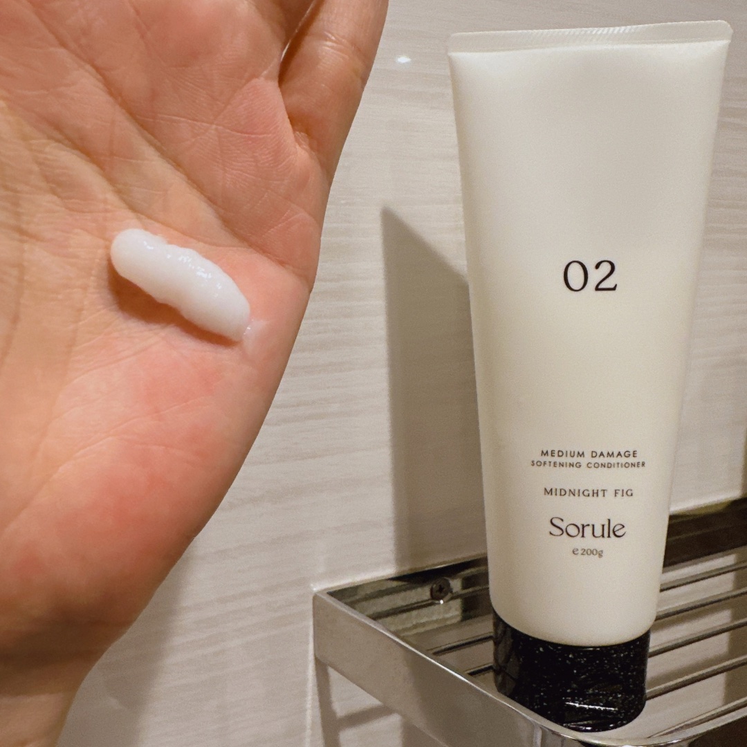 ソフニングコンディショナー 02ミディアムダメージ 200g/Sorule/コンディショナー単品を使ったクチコミ（3枚目）