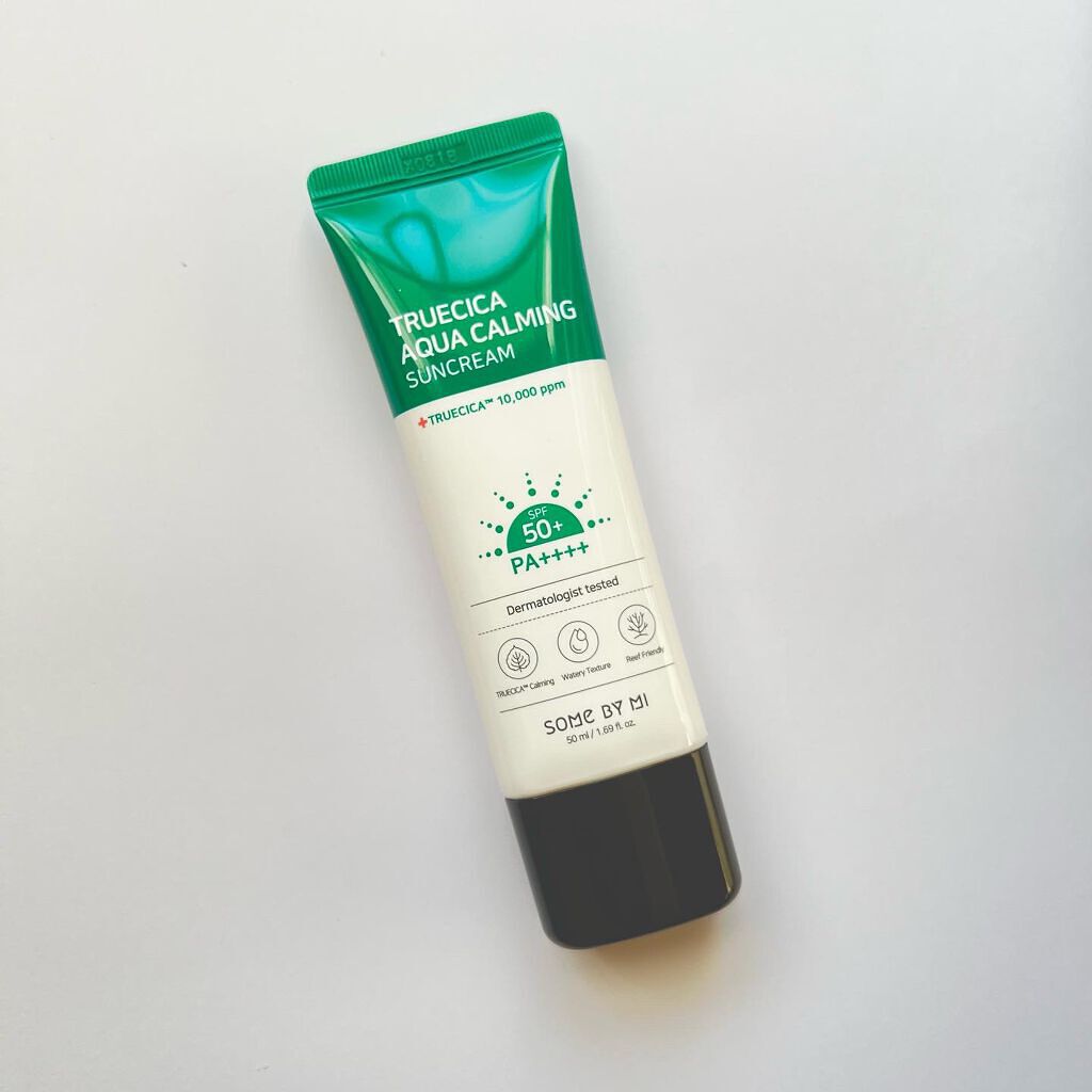 TRUECICA アクアカーミング日焼け止め/SOME BY MI/日焼け止めクリームを使ったクチコミ(3枚目)