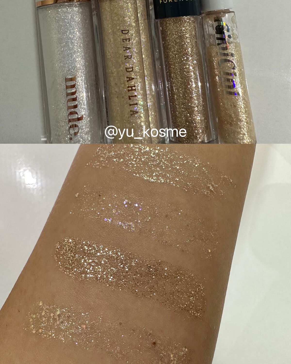 パラダイス シャイン アイ シークイン/DEAR DAHLIA/リキッドアイシャドウを使ったクチコミ(3枚目)