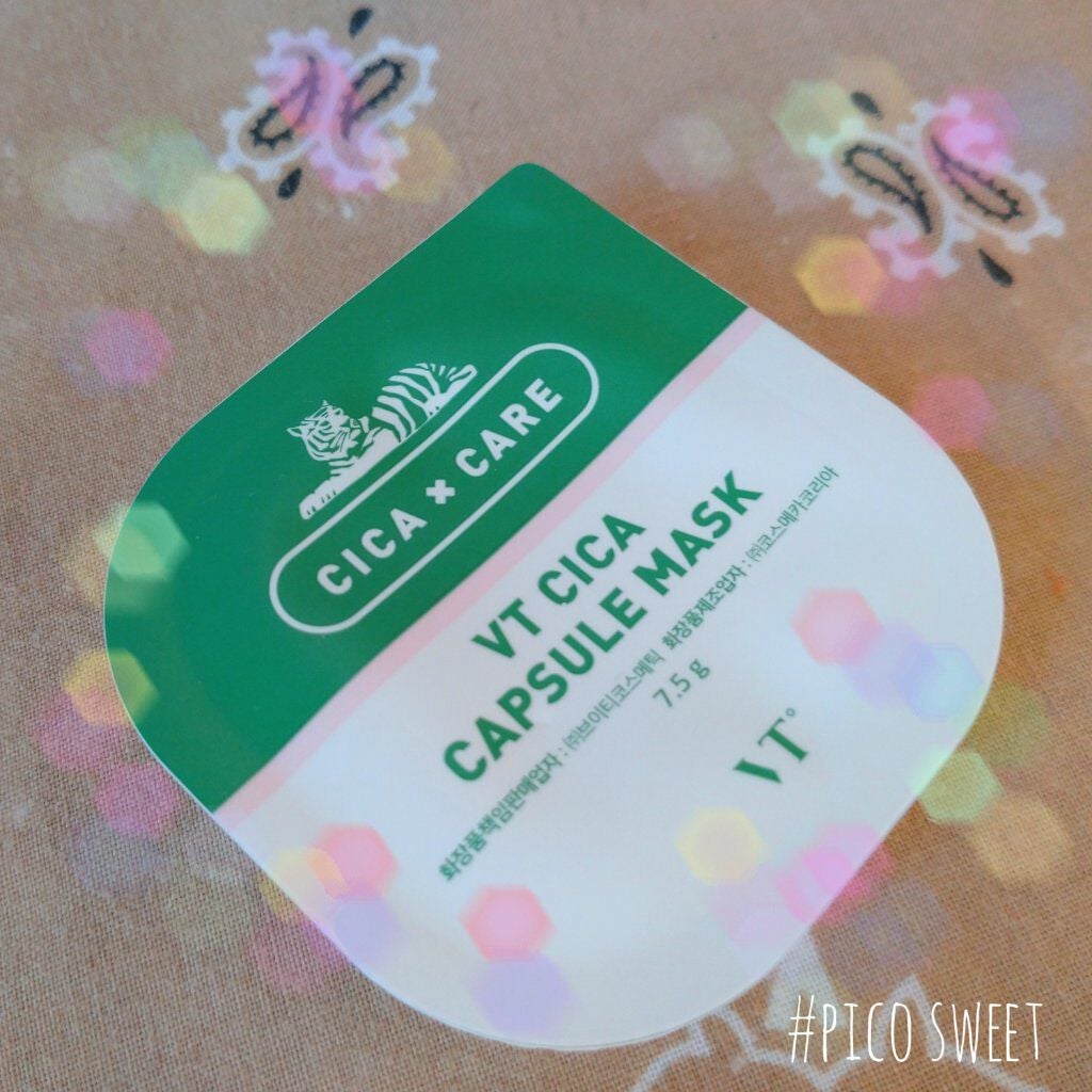 CICA カプセルマスク/VT/洗い流すパック・マスクを使ったクチコミ(1枚目)