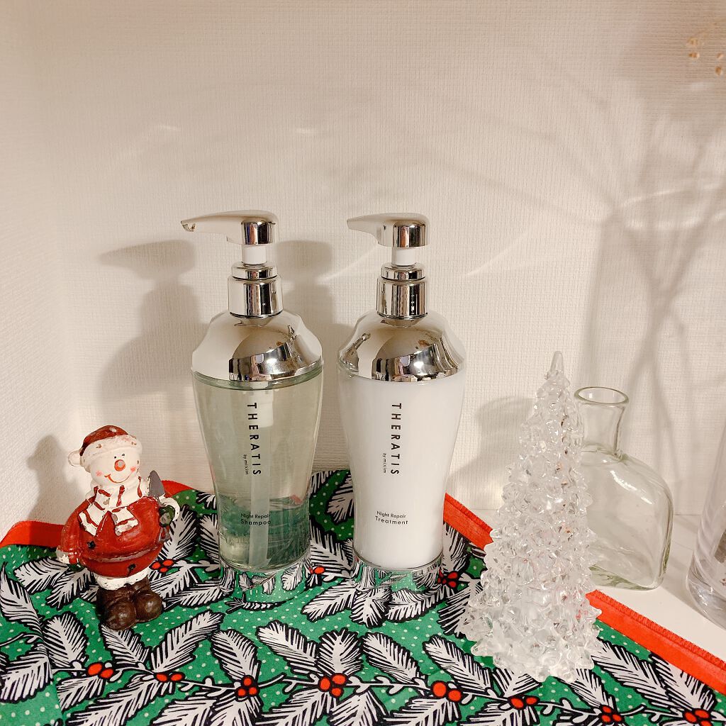 ナイトリペア シャンプー/ヘアトリートメント/THERATIS/シャンプー・コンディショナーを使ったクチコミ(1枚目)