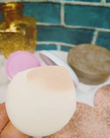 デューイーメッシュファンデーション/ASUNE /クッションファンデーションを使ったクチコミ(7枚目)