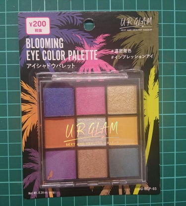 UR GLAM　BLOOMING EYE COLOR PALETTE/U R GLAM/アイシャドウパレットを使ったクチコミ（1枚目）