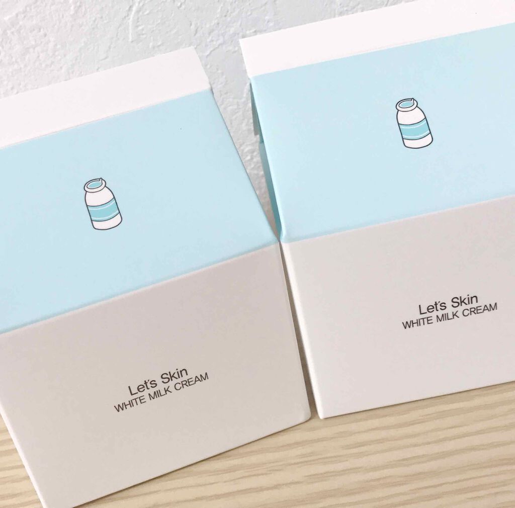 レッツスキン ホワイト ミルククリーム/SHINBEE JAPAN /フェイスクリームを使ったクチコミ（1枚目）