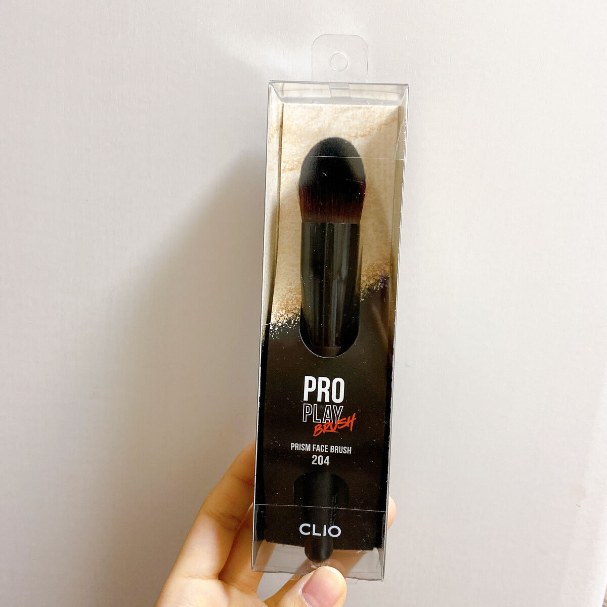プロプレイプリズムフェイスブラシ204/CLIO/メイクブラシを使ったクチコミ（2枚目）