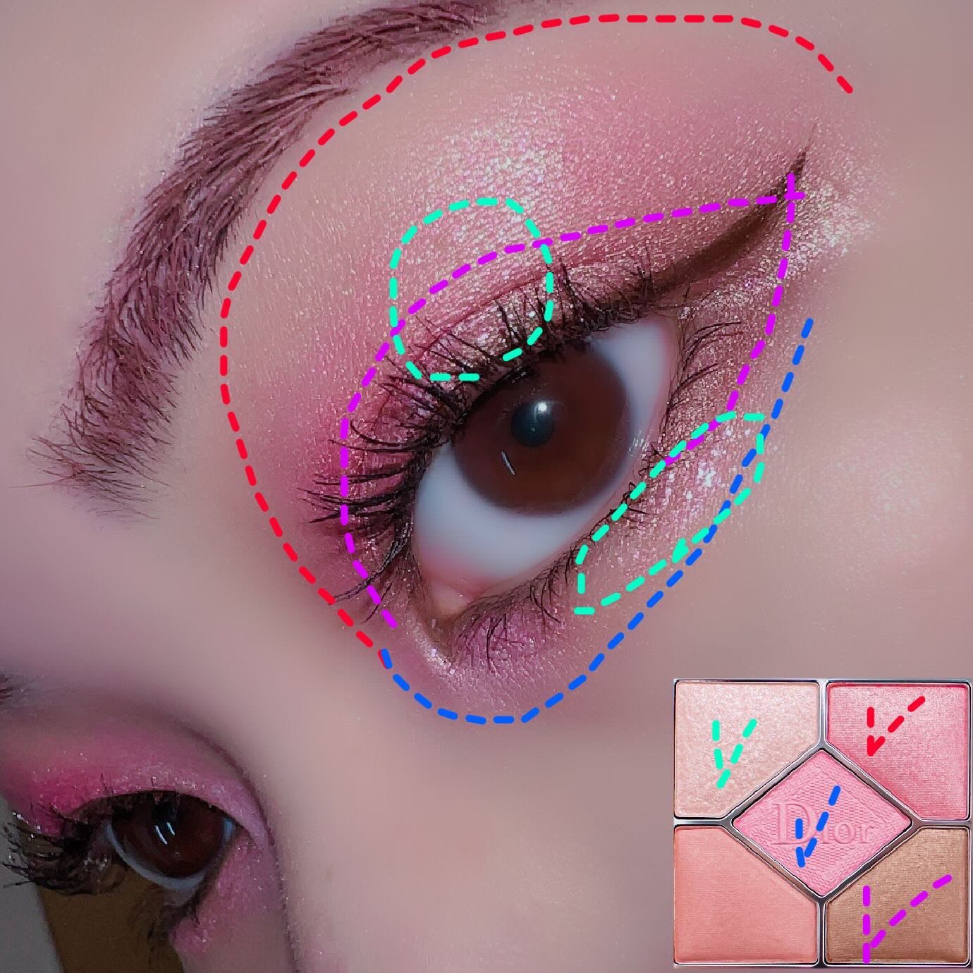 【旧】サンク クルール クチュール/Dior/アイシャドウパレットを使ったクチコミ（2枚目）