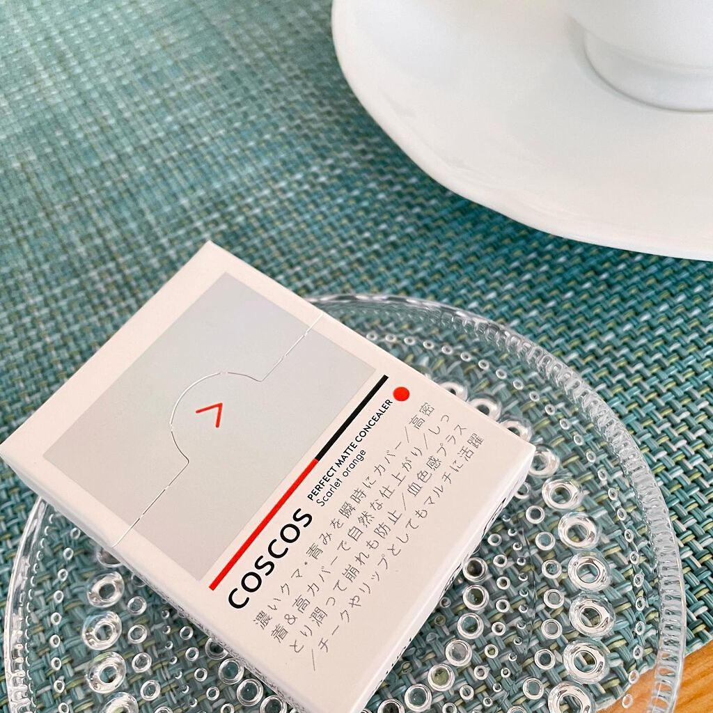 パーフェクトマットコンシーラー スカーレットオレンジ/COSCOS/クリームコンシーラーを使ったクチコミ(3枚目)