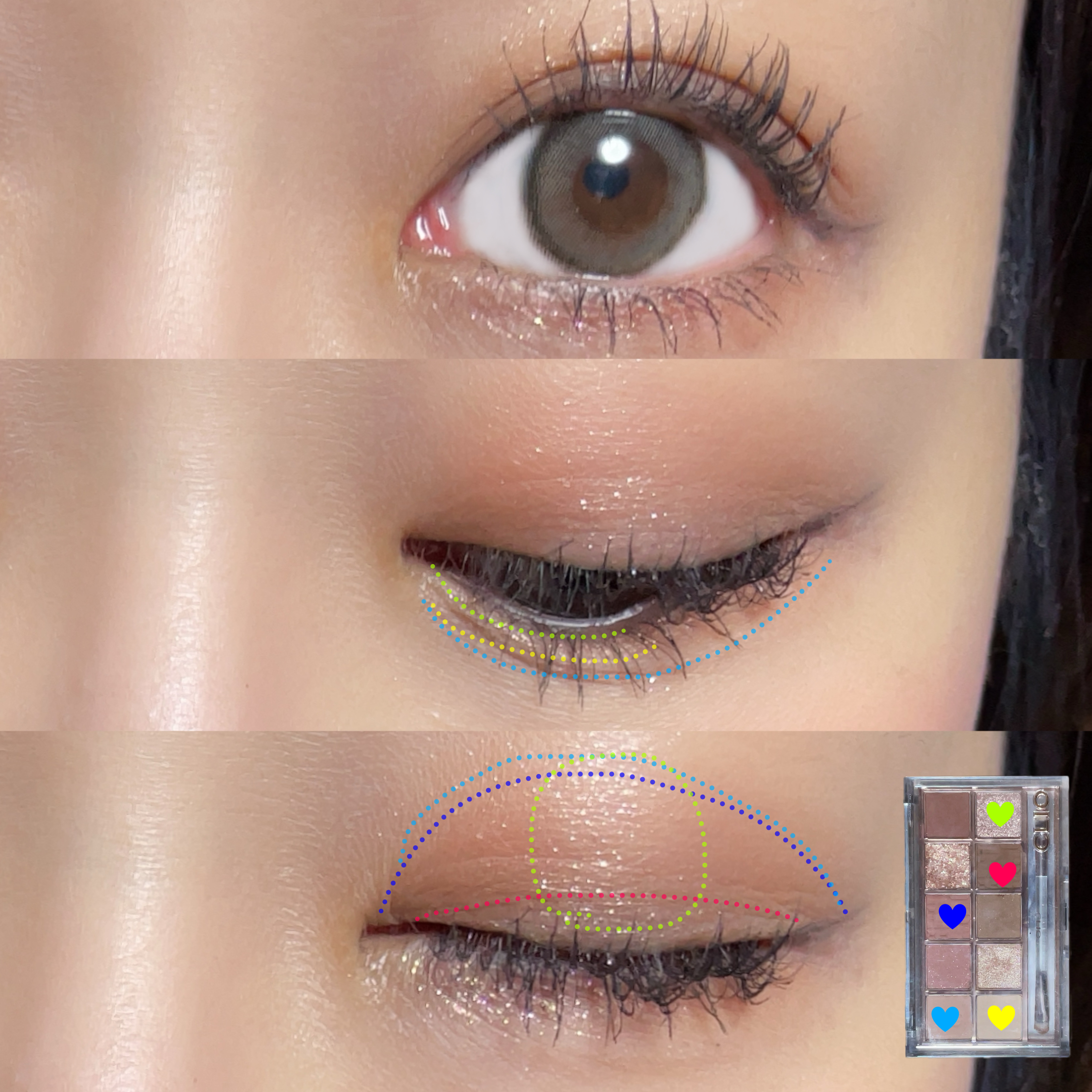 プロ アイ パレット 12 AUTUMN BREEZE IN SEOUL FOREST/CLIO/アイシャドウパレットを使ったクチコミ（2枚目）