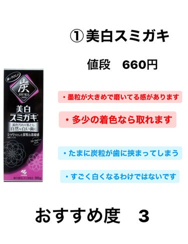 アパガード アパガードMプラスのクチコミ「こんばんは咲良です🌸

今回はは今まで使ってきたホワイトニング歯磨き粉の比較をしてみました！
.....」（2枚目）