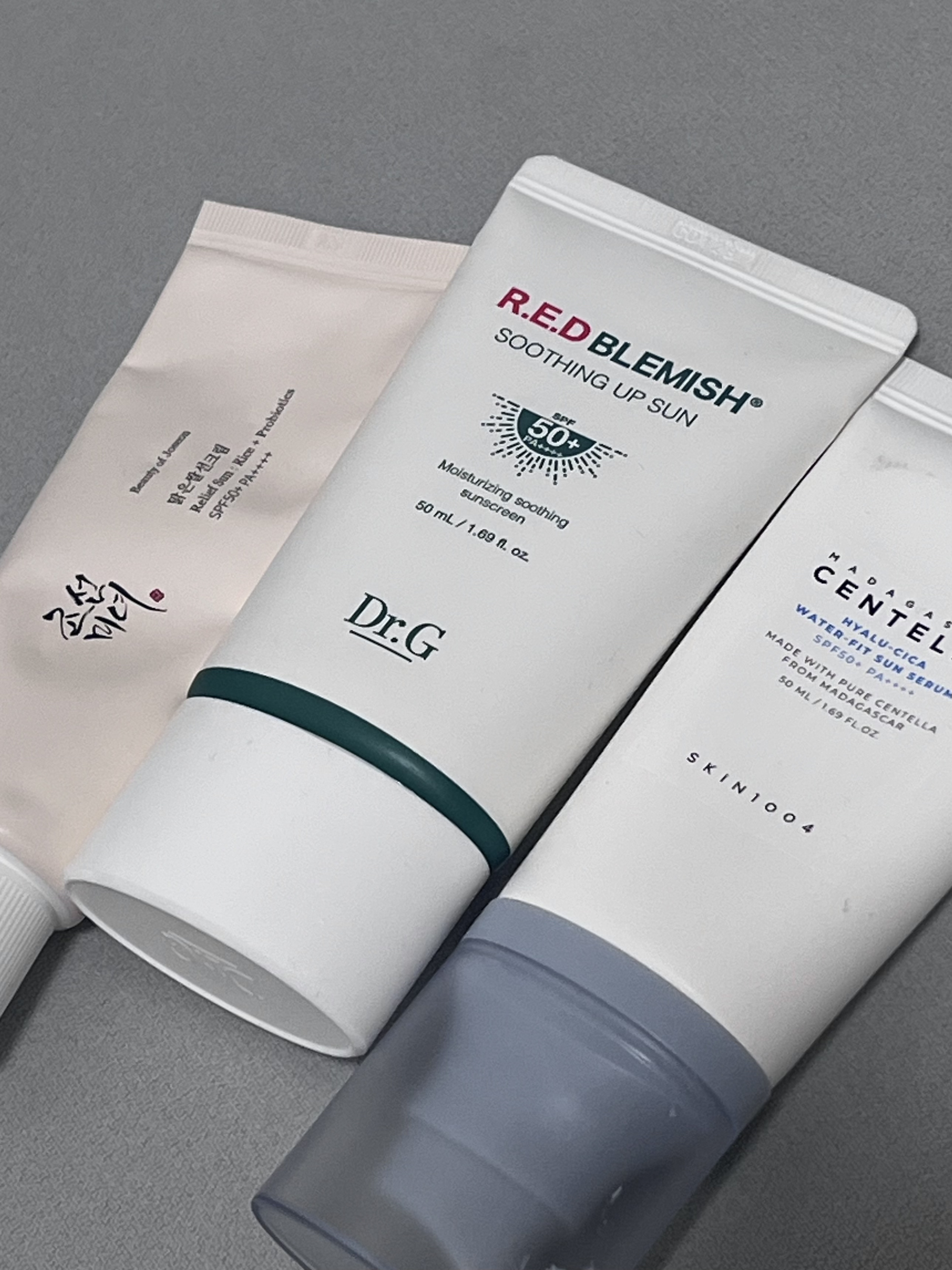 SKIN1004・Beauty of Joseon・Dr.Gの日焼け止め・UVケアを使った口コミ