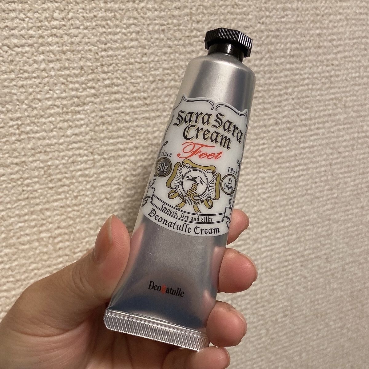 薬用足指さらさらクリーム/デオナチュレ/デオドラント・制汗剤を使ったクチコミ（1枚目）