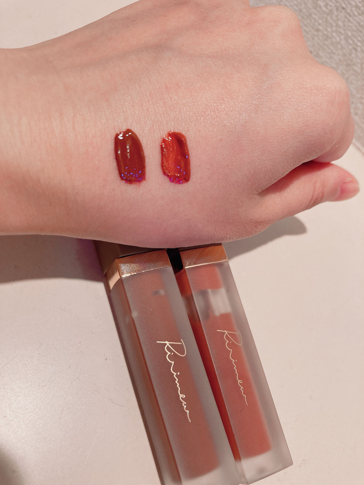 センシュアルフィックスティント/Ririmew/リップティントを使ったクチコミ（2枚目）