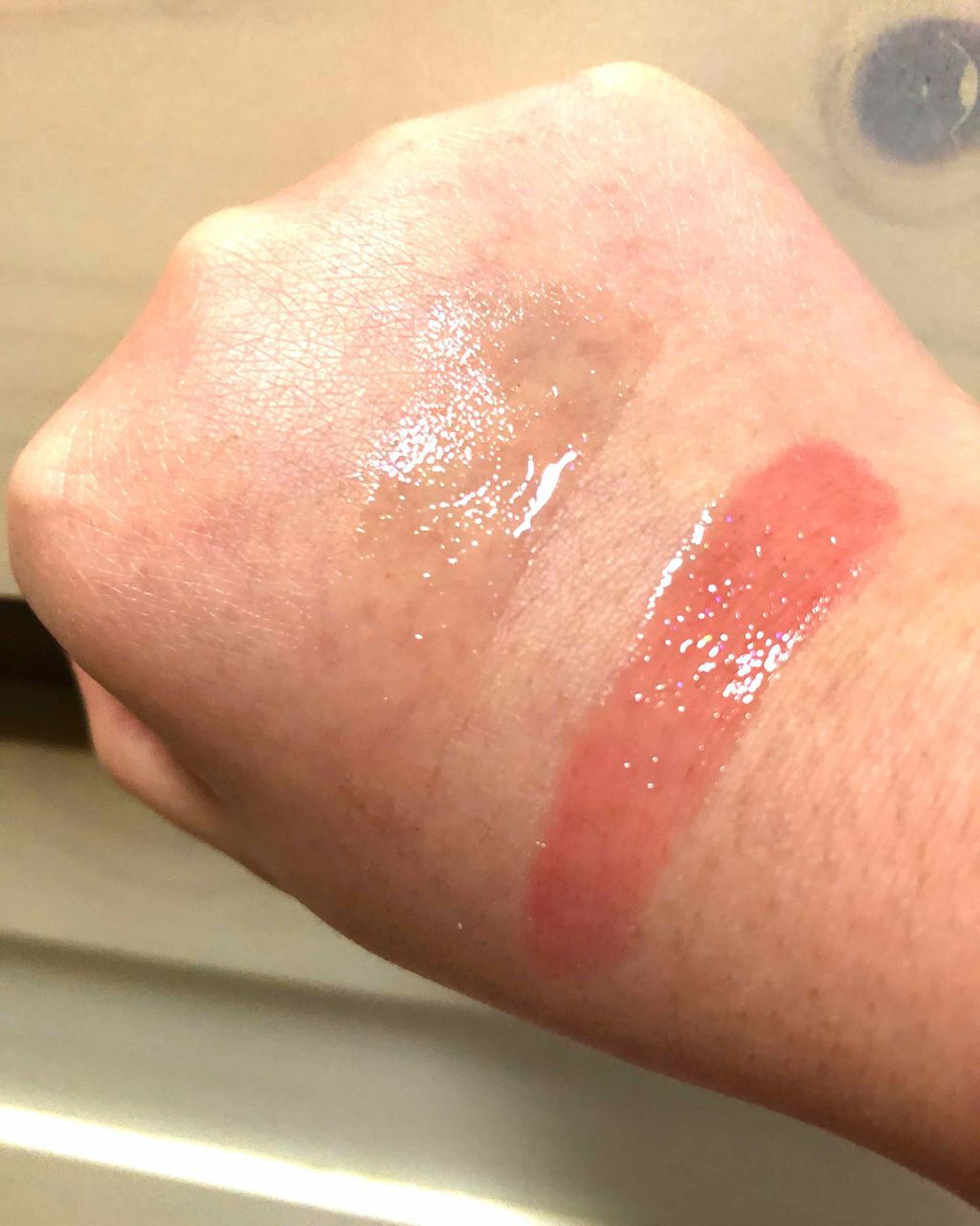 リップケアオイル/excel/リップグロスを使ったクチコミ（2枚目）