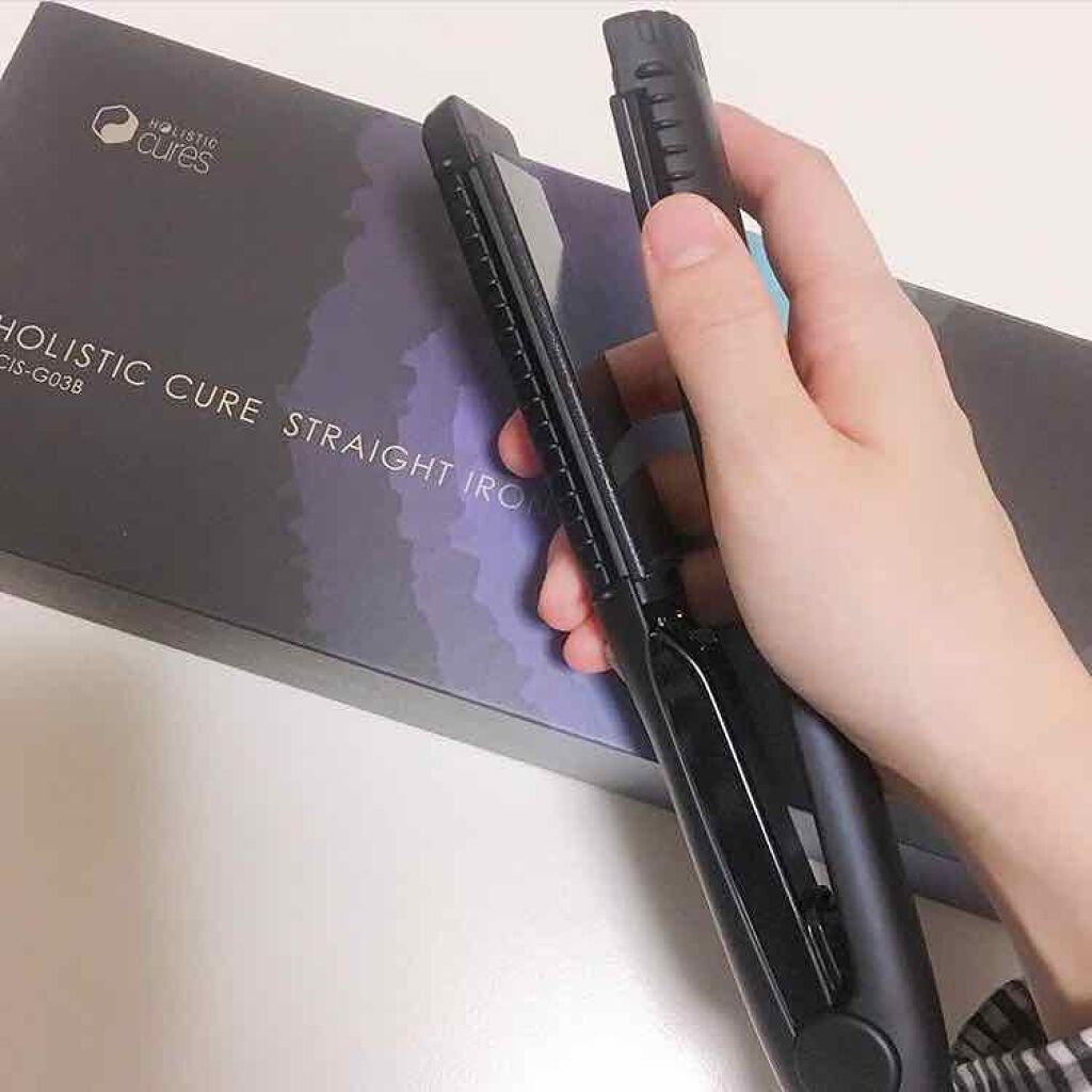 ホリスティックキュア ホリスティックキュア ストレートアイロンのクチコミ「
あの！
クレイツのアイロン頂きました♡


アイロンは毎日使うし
髪にいいものを使えるのは嬉.....」（1枚目）