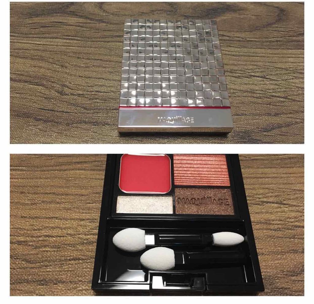 ドラマティックスタイリングアイズD/マキアージュ/アイシャドウパレットを使ったクチコミ（1枚目）