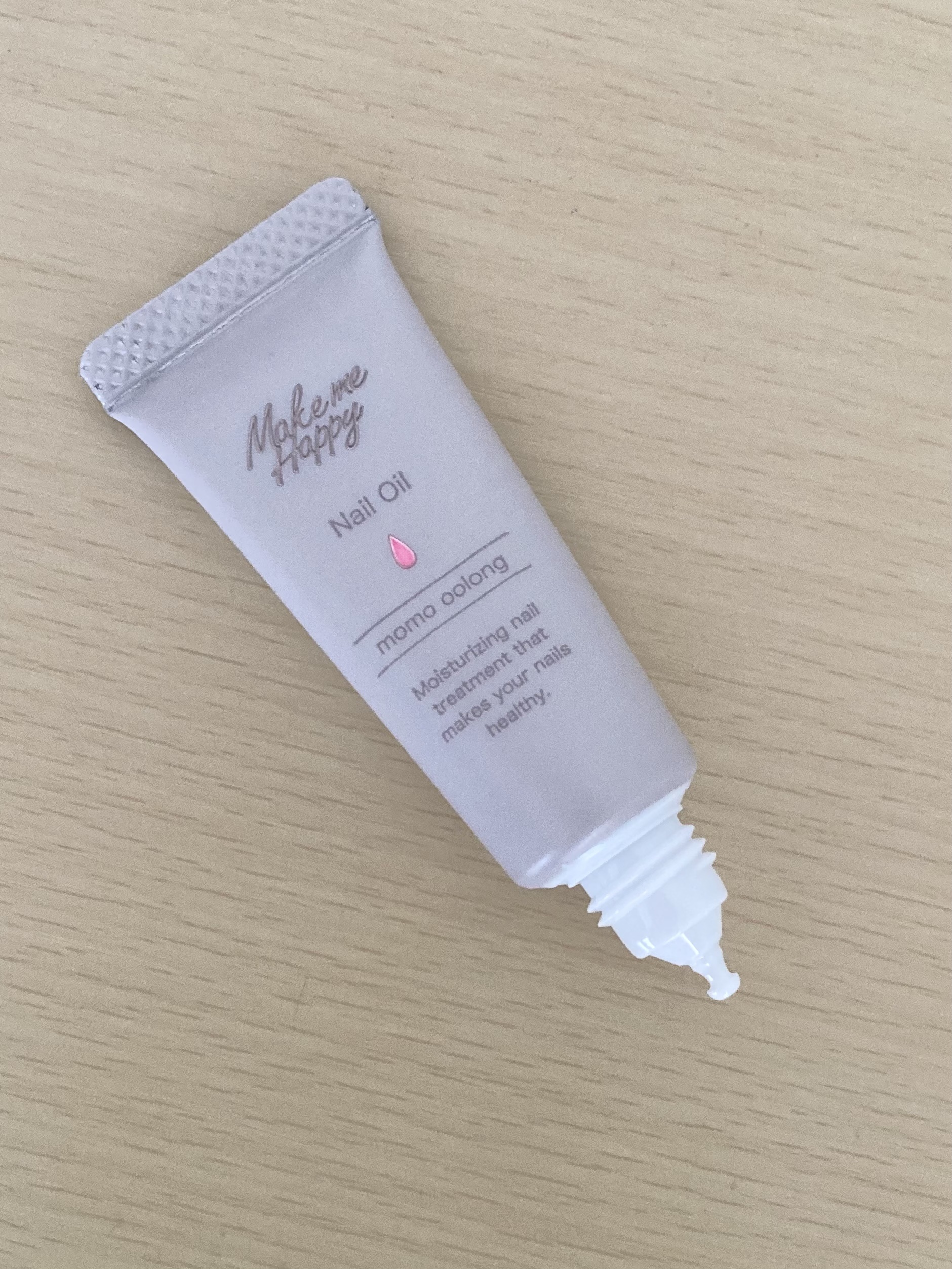 メイクミーハッピー ネイルオイル momo oolong/キャンメイク/ネイルオイル・トリートメントを使ったクチコミ（3枚目）