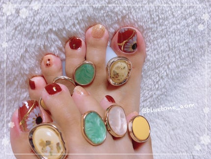 ジェルネイル風シール ライフネイル/ネイル工房/ネイルシールを使ったクチコミ(3枚目)