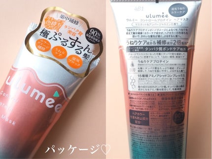 コントロールプロテイン ヘアマスク/ulumee/ヘアマスク・ヘアパックを使ったクチコミ(2枚目)